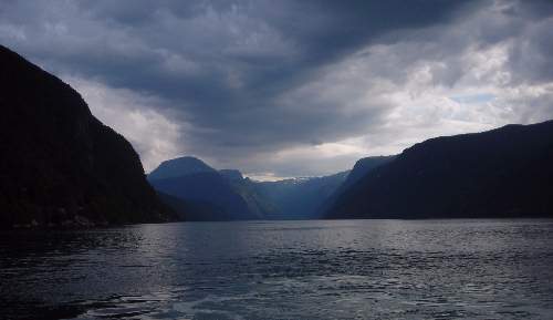 fjord view from ferry